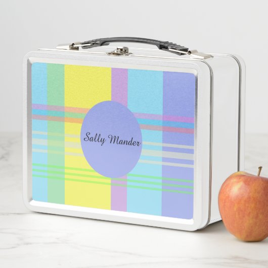 Lunch Box Plaid de Pâques (En situation)