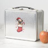 Lunch Box Plaisir de Santa Pug (En situation)
