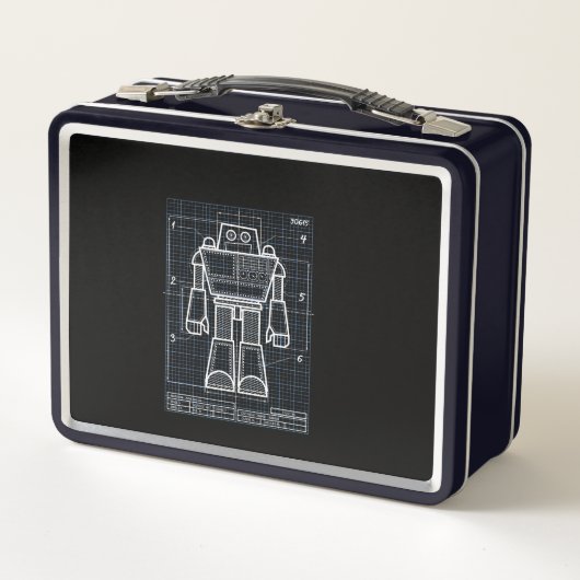 Lunch Box Plan cool Robot Design Engineer Cadeau de vacances (Devant)