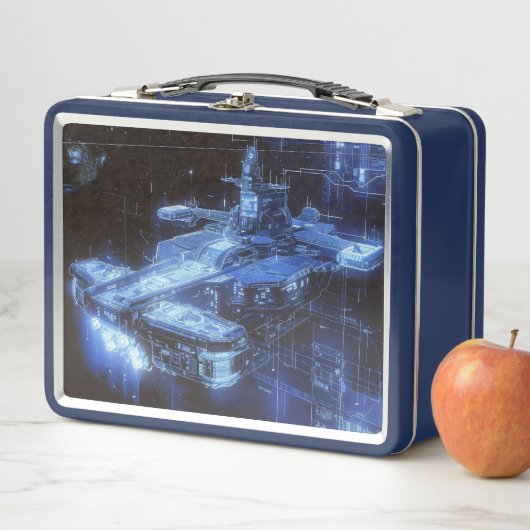 Lunch Box Plan directeur du navire de science-fiction (En situation)