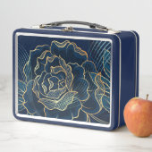 Lunch Box Plan Rose moderne (En situation)
