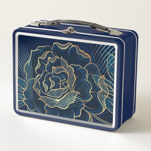 Lunch Box Plan Rose moderne (Devant)