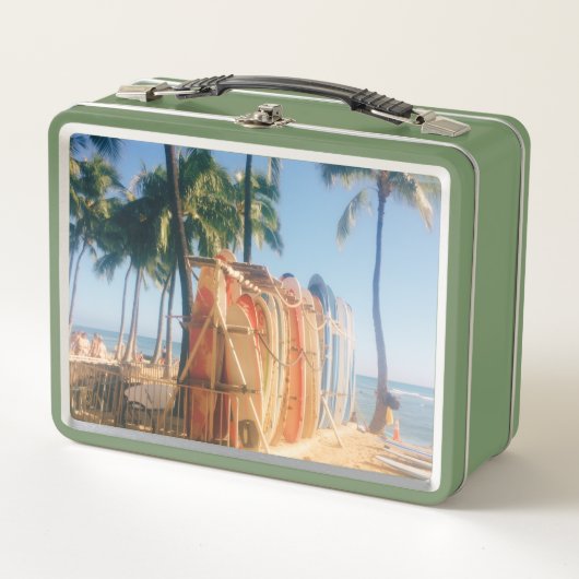 Lunch Box Planches de surf de Waikiki Beach (Devant)