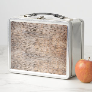 Lunch Box Plaque en bois brut