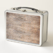 Lunch Box Plaque en bois brut (Devant)