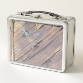 Lunch Box Plaque texturée en bois patiné (Devant)