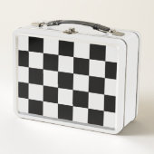 Lunch Box Plaques de cuisson Retro noir et blanc (Devant)