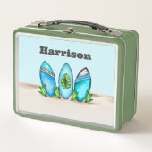 Lunch Box Platins de surf rétro (Devant)