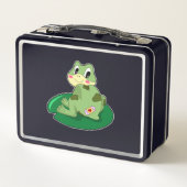 Lunch Box Plâtre Coeur Feuille de grenouille (Dos)