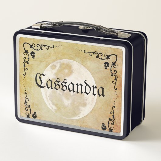 Lunch Box Pleine lune de goth lunaire (Dos)