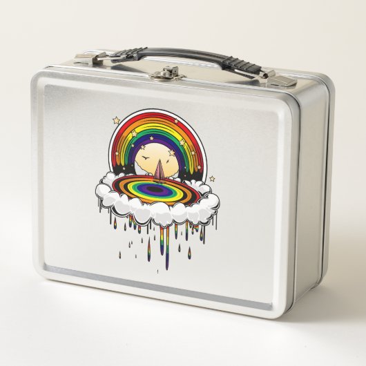 Lunch Box Pluie arc-en-ciel (Devant)