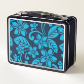 Lunch Box PLUMÉRIE DE L'ÎLE (Bleu x 2) (Dos)