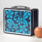 Lunch Box PLUMÉRIE DE L'ÎLE (Bleu x 2) (En situation)