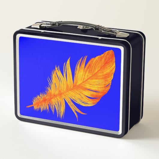 Lunch Box Plumes orange (Dos)