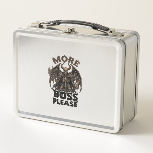Lunch Box Plus de Boss S'il Vous Plaît Halloween Démon Squel (Devant)