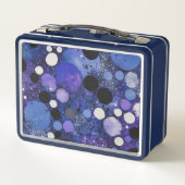 Lunch Box Points blancs noirs (Dos)