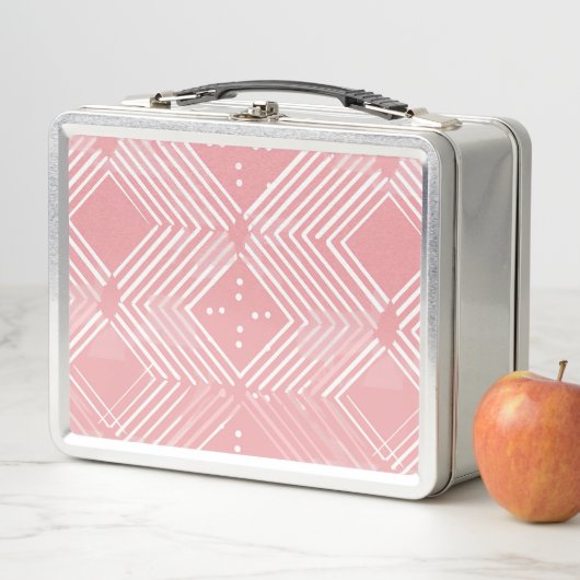 Lunch Box Points et diamants intemporels (En situation)