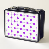 Lunch Box Points violets, Motif à pois, Points, Pointillé (Dos)
