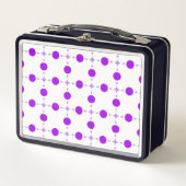 Lunch Box Points violets, Motif à pois, Points, Pointillé (Devant)