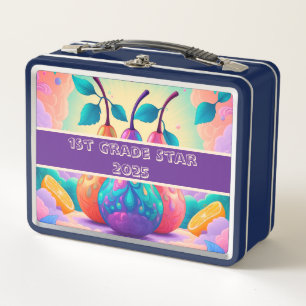 Lunch Box Poire colorée 1ère étoile de classe 2025
