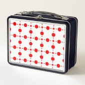 Lunch Box Pois rouges, Motif à points polka, points, pointil (Devant)