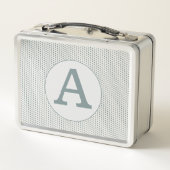 Lunch Box Pois verts rétro (Dos)