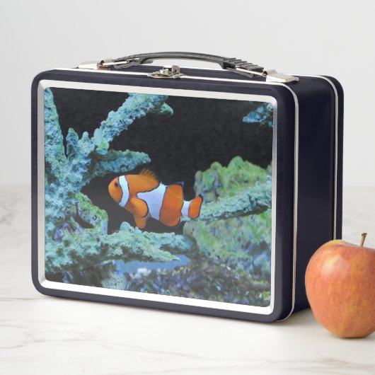 Lunch Box Poisson clown mou en corail (En situation)