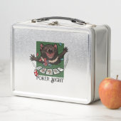 Lunch Box Poker Night Royal Flush Cartoon Tasmanian Diable (En situation)