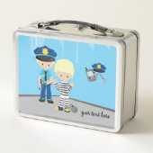 Lunch Box Policier mignon (Dos)