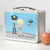 Lunch Box Policier mignon (En situation)