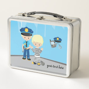 Lunch Box Policier mignon