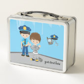 Lunch Box Policier mignon (Dos)
