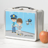 Lunch Box Policier mignon (En situation)