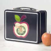 Lunch Box Pomme à bec à chenille (En situation)