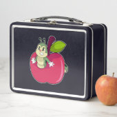 Lunch Box Pomme Caterpillar (En situation)