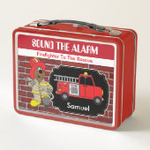 Lunch Box Pompier à la Secourt (Dos)