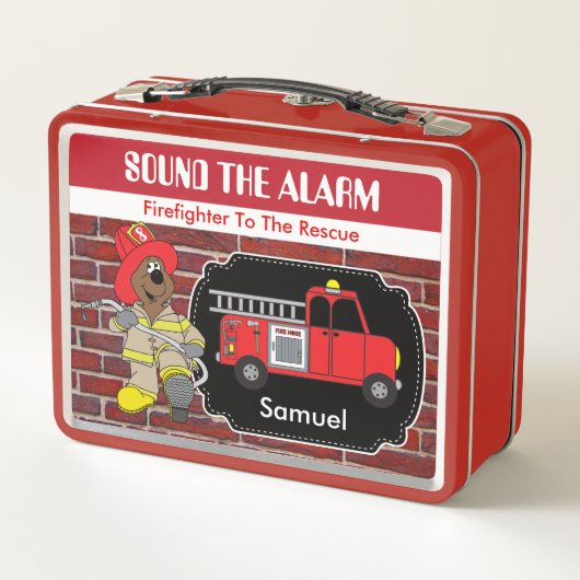 Lunch Box Pompier à la Secourt (Dos)