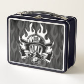 Lunch Box Pompier Secouru sur mesure Station du service d'in (Devant)