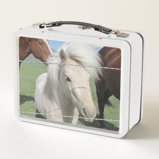 Lunch Box Pony blanc (Dos)