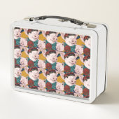 Lunch Box Porcs avec le motif de casquettes (Dos)