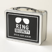 Lunch Box Porte-anneau Sécurité de la bague Porte-documents  (Dos)