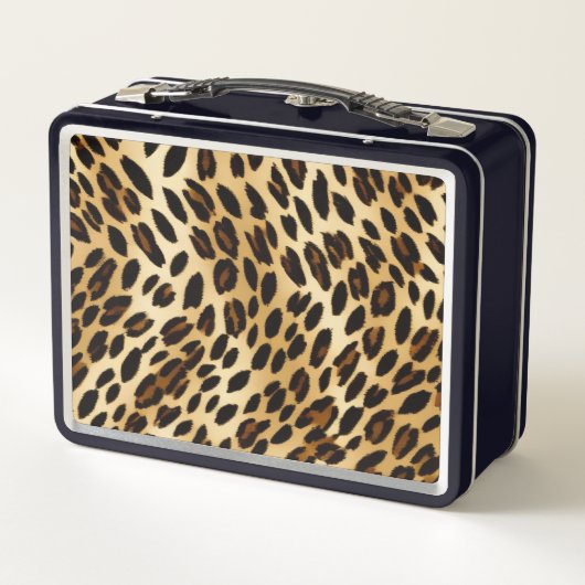 Lunch Box Porte-monnaie Leopard/Boîte à lunch (Dos)