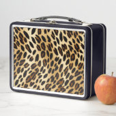 Lunch Box Porte-monnaie Leopard/Boîte à lunch (En situation)