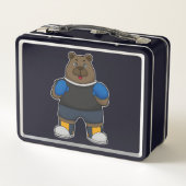 Lunch Box Porter comme boîte avec gants de boxe (Dos)