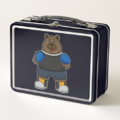 Lunch Box Porter comme boîte avec gants de boxe (Devant)