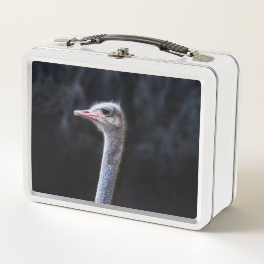 Lunch Box portrait d'autruche (Devant)