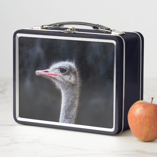Lunch Box portrait d'autruche (En situation)