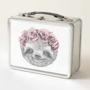 Lunch Box Portrait de guirlande principale florale de la