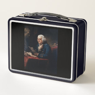 Lunch Box Portrait de pouce Benjamin Franklin à la Maison Bl