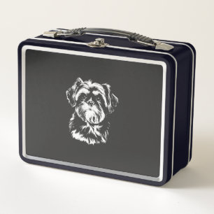 Lunch Box Portrait de Shih Tzu Vêtements minimalistes